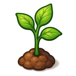 Growing plant
