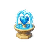 Crystal Heart Fountain