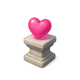 Coop Heart Statue