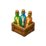 Bottled Letters Crate