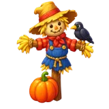 Moonlit Scarecrow