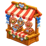 Gingerbread Heart Stall