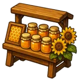 Honey Market Stand