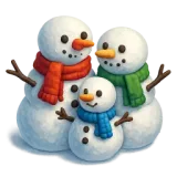 Snowman Family
