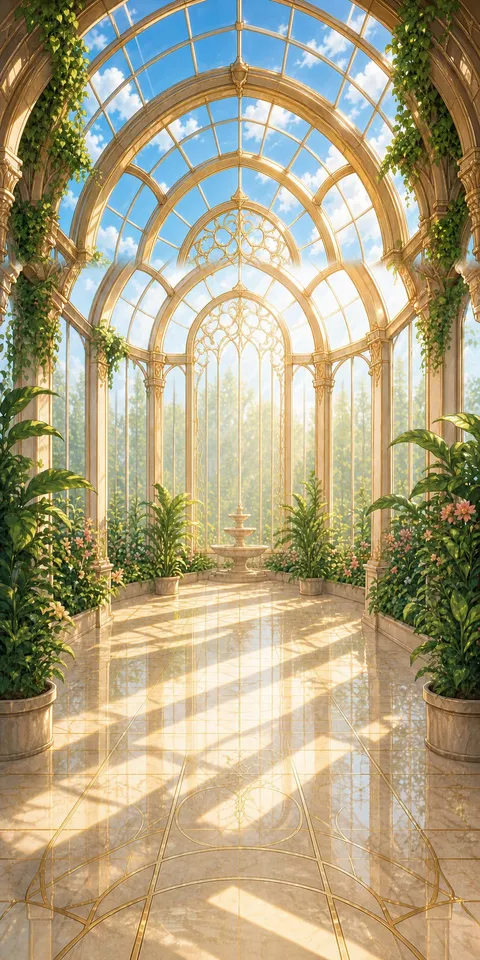 Greenhouse: Glass Palace: The Greenhouse at its last level.